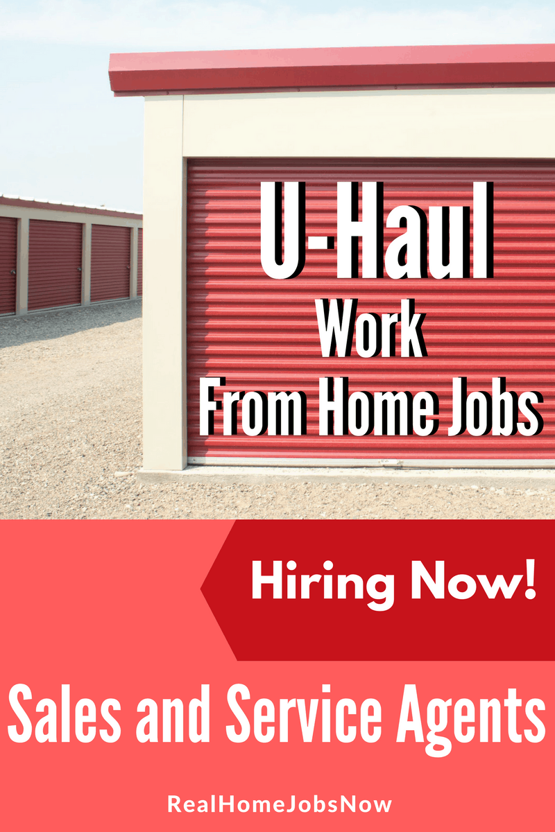 UHaul Work From Home Jobs