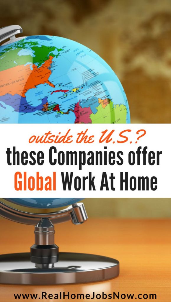 Types Of Global Work From Home Jobs